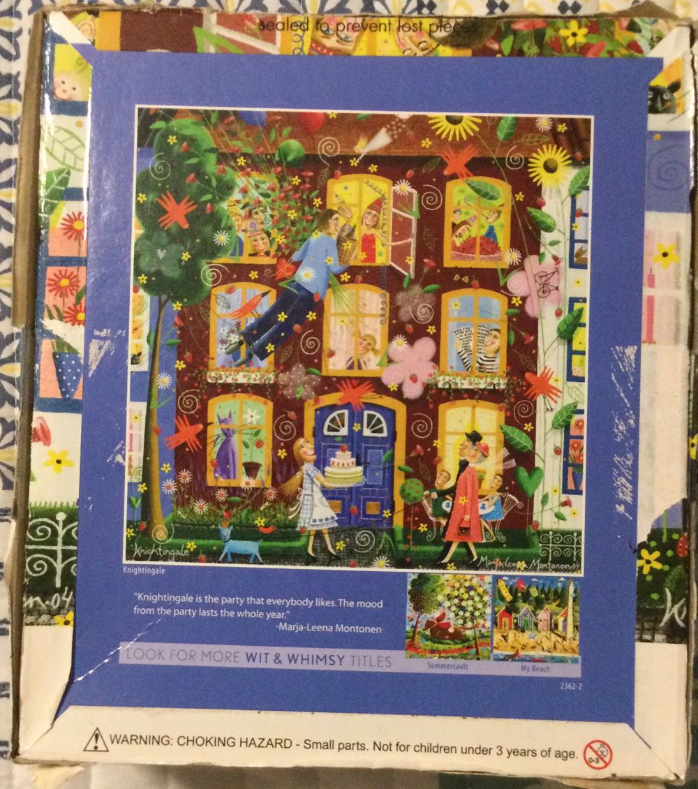 Wit & Whimsy: Knightingale - Ceaco puzzle collectible [Barcode 021081023627] - Main Image 2