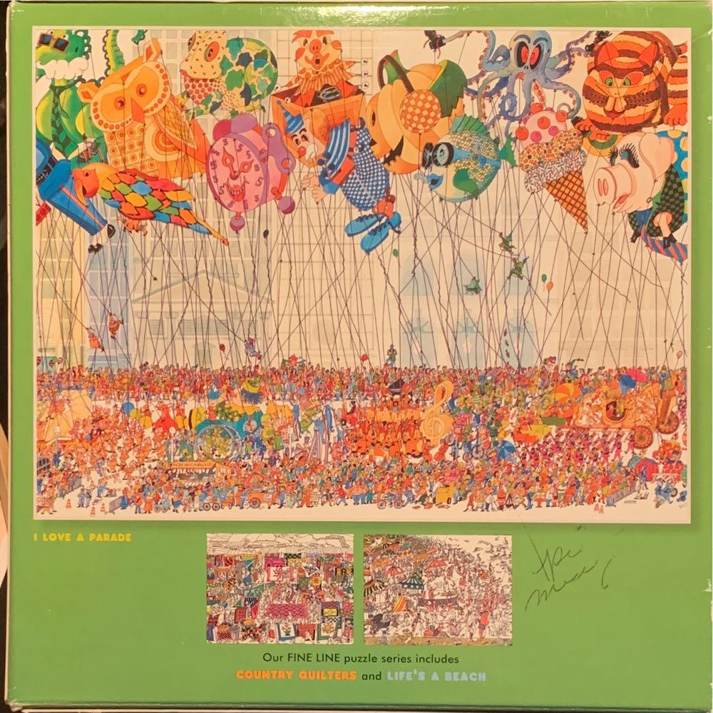 A Fine Line: I Love A Parade - Ceaco 🇺🇸 puzzle collectible [Barcode 021081029728] - Main Image 2