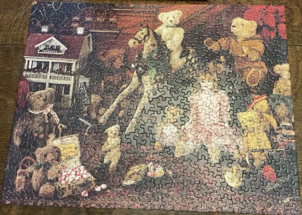 Treasures Of Christmas Past - Springbok puzzle collectible - Main Image 3