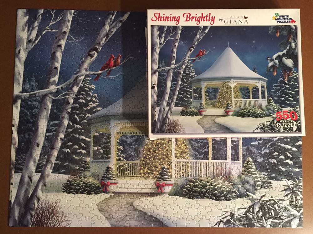 Shining Brightly* - White Mountain Puzzles puzzle collectible [Barcode 724819249015] - Main Image 3