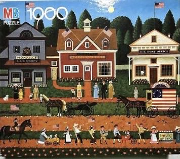 Bits And Pieces 48956 Holiday Village Pc Jigsaw Puzzle Ruane Manning New