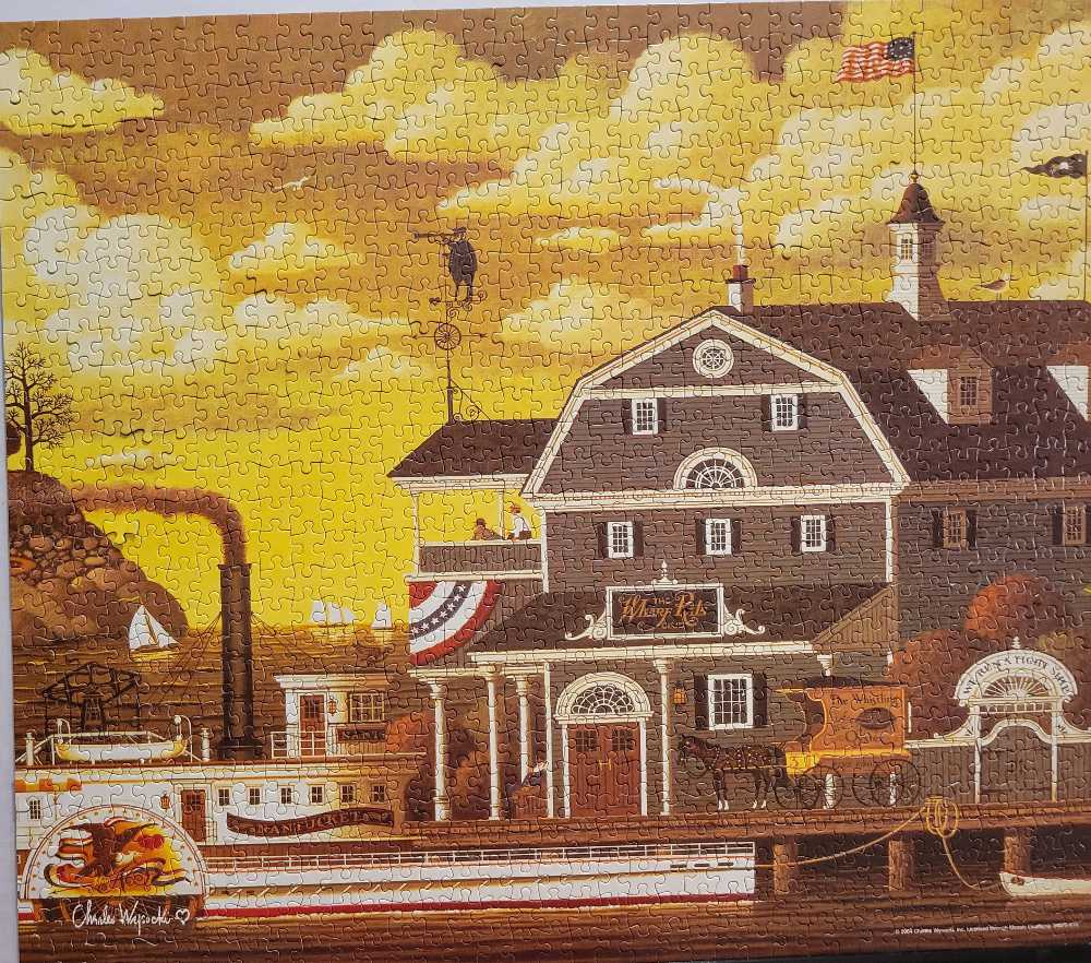 Fairhaven in the Fall (UV) NFT - Milton Bradley Puzzles puzzle collectible - Main Image 2