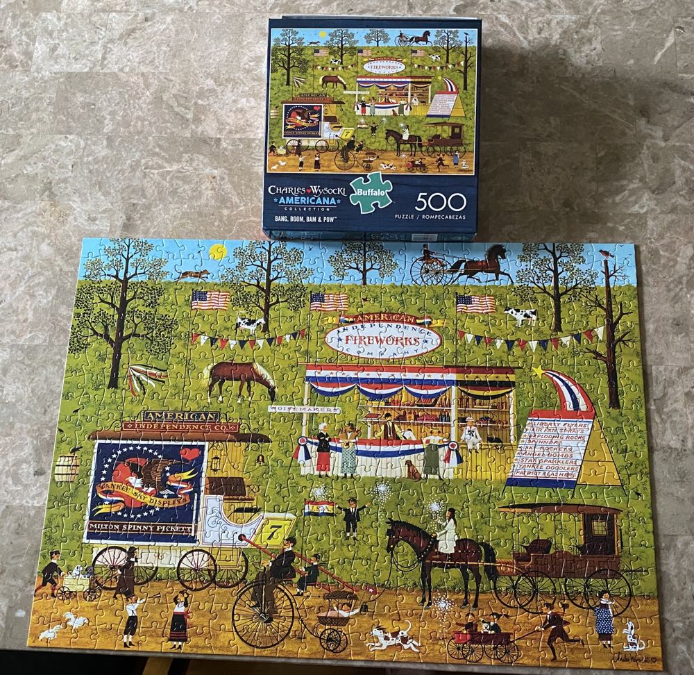 Bang, Boom, Bam & Pow - Buffalo puzzle collectible [Barcode 079346037353] - Main Image 2