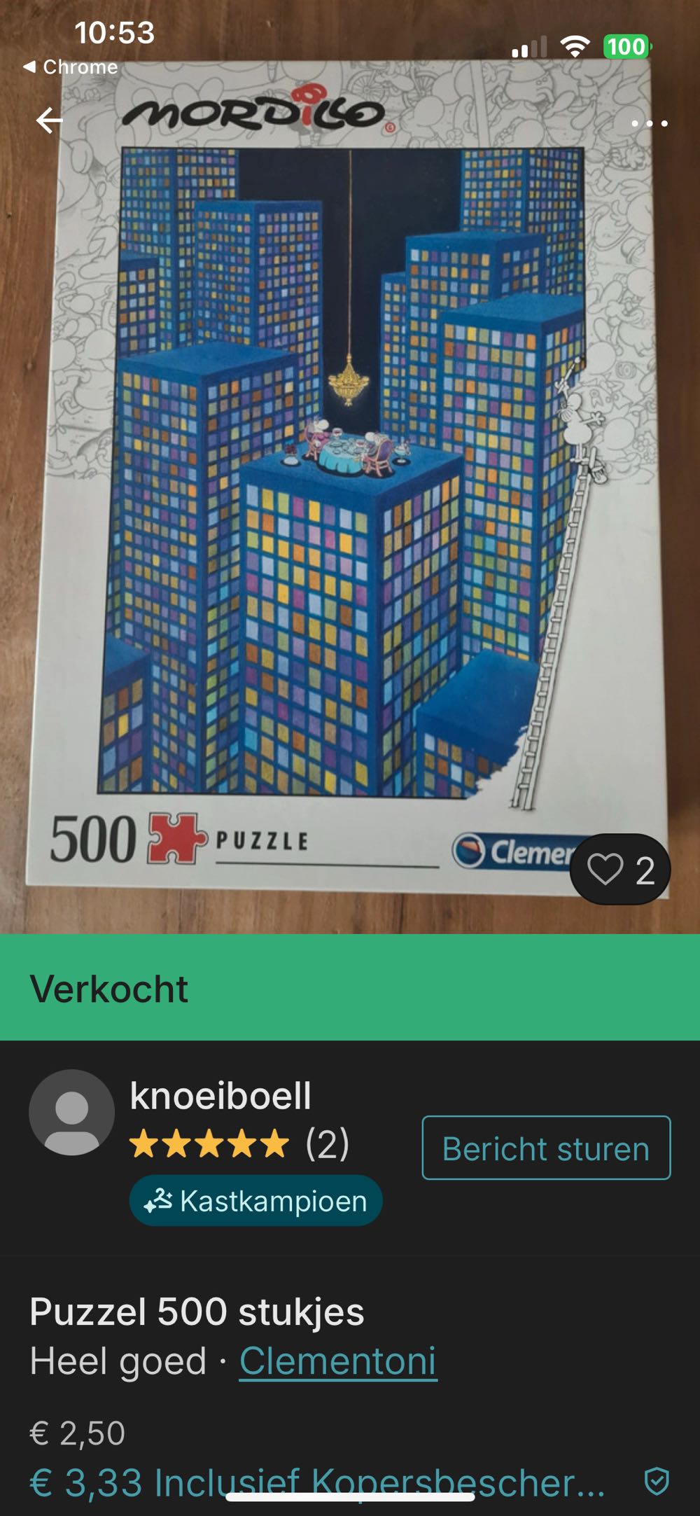 The Dinner - Clementoni puzzle collectible [Barcode 8005125350773] - Main Image 4