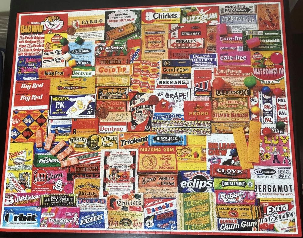 Gum Wrappers - White Mountain puzzle collectible - Main Image 2