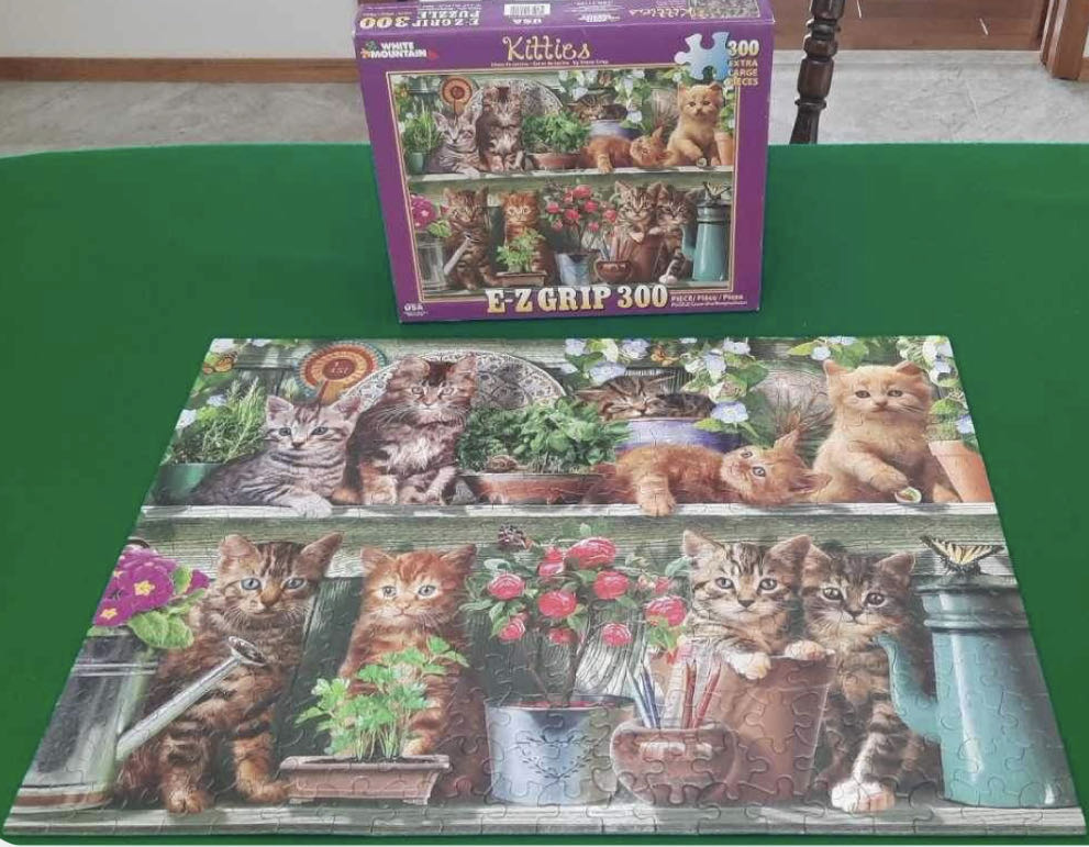 Kitties - White Mountain Puzzles puzzle collectible [Barcode 724819258000] - Main Image 2