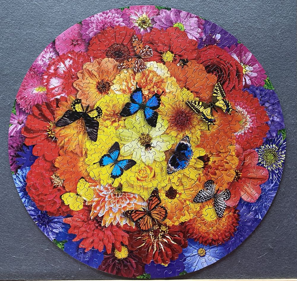 Colorful Bloom - Springbok puzzle collectible [Barcode 091683030071] - Main Image 2
