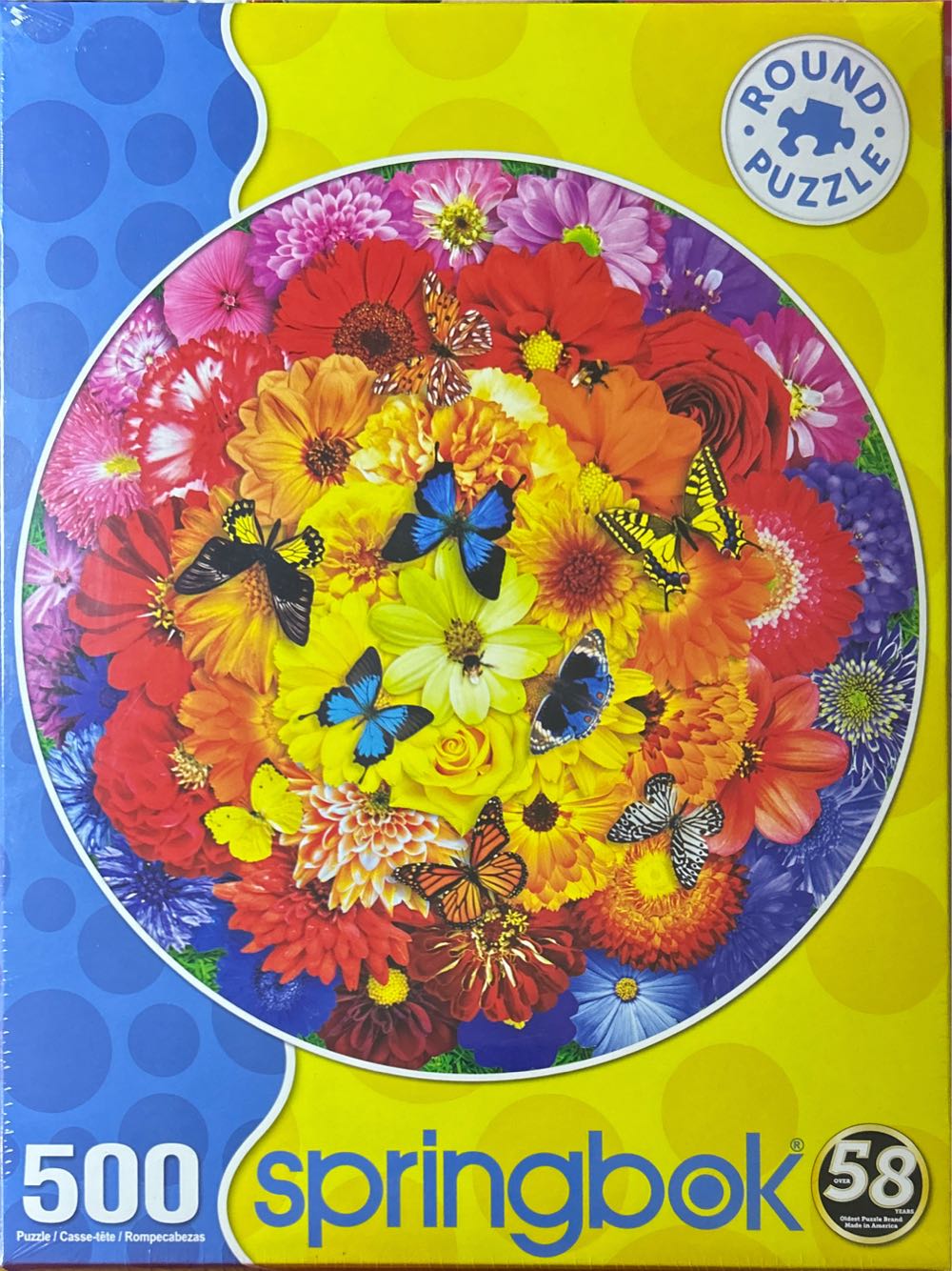 Colorful Bloom - Springbok puzzle collectible [Barcode 091683030071] - Main Image 3