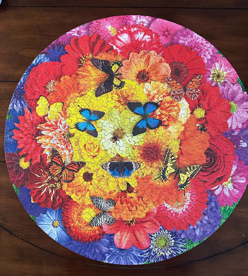 Colorful Bloom - Springbok puzzle collectible [Barcode 091683030071] - Main Image 4