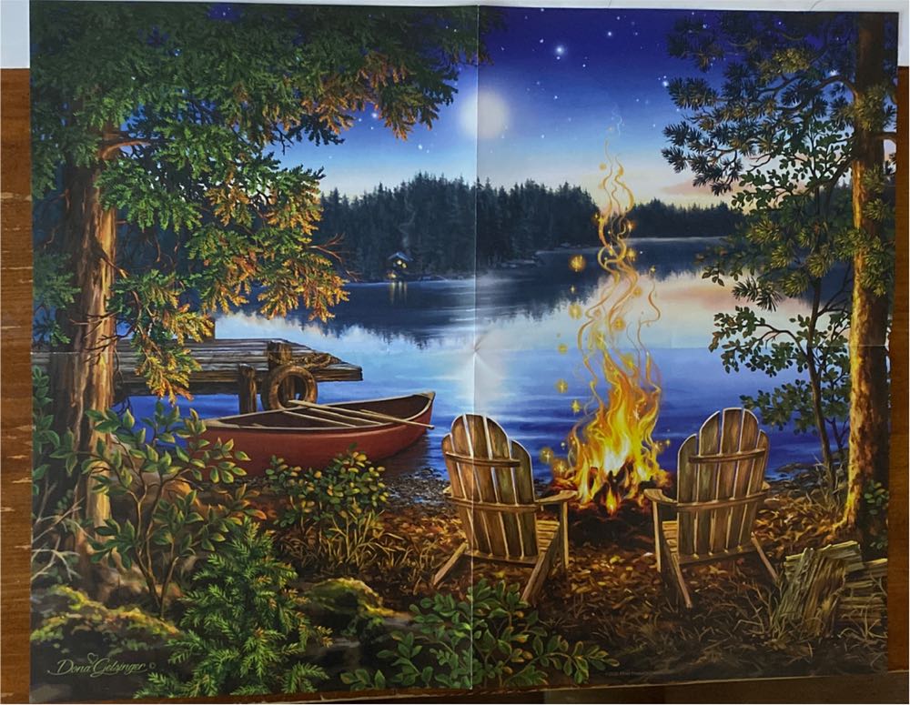 Lakeside - Majestic By Springbok puzzle collectible [Barcode 091683600014] - Main Image 4
