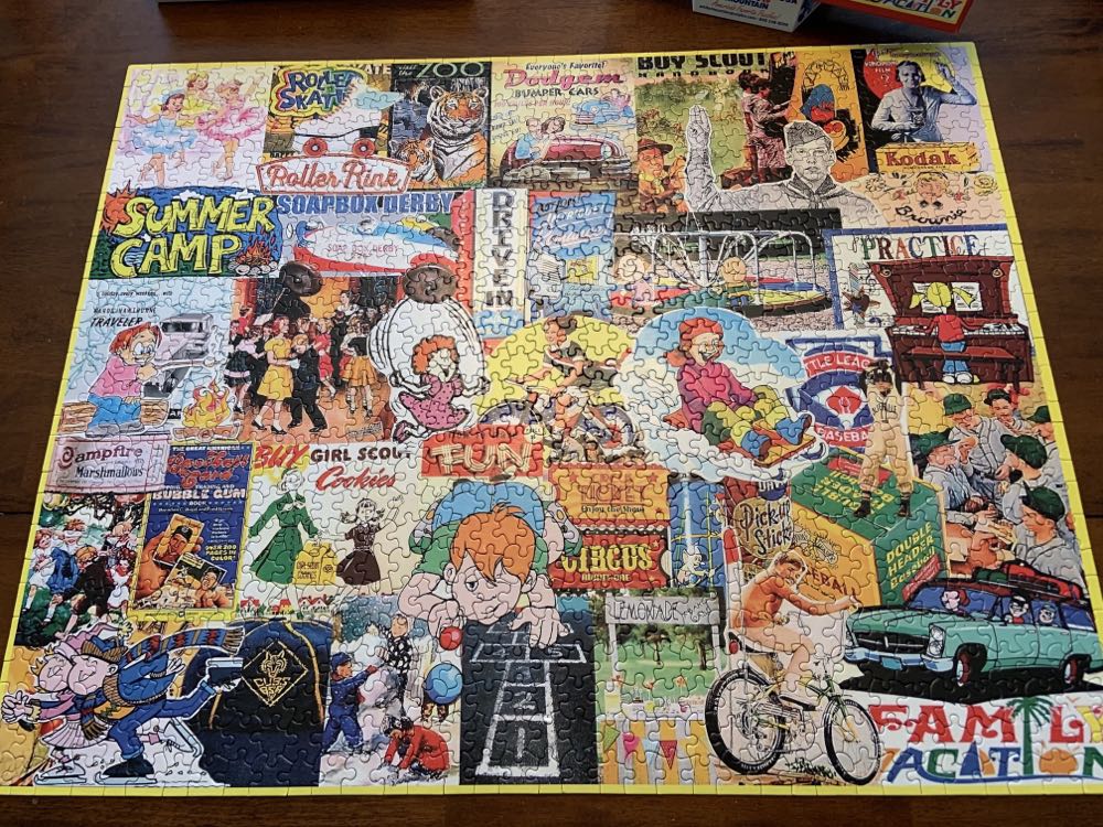 Things I Did As A Kid - White Mountain puzzle collectible - Main Image 2