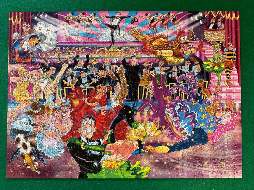 New Holdson Piece Jigsaw Puzzles Wasgij Original #30 Strictly Can’t Dance - Wasgij puzzle collectible [Barcode 9414131771615] - Main Image 2