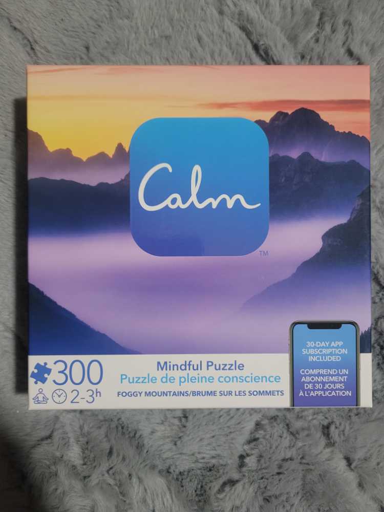 Calm Foggy Mountains - Calm puzzle collectible [Barcode 778988339220] - Main Image 2