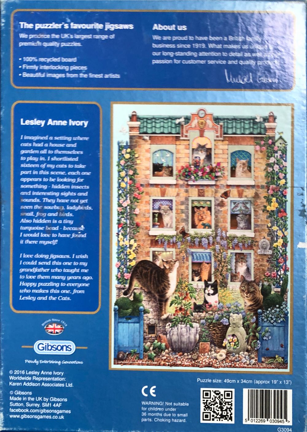Peeping Tom - Gibsons puzzle collectible [Barcode 5012269030945] - Main Image 3