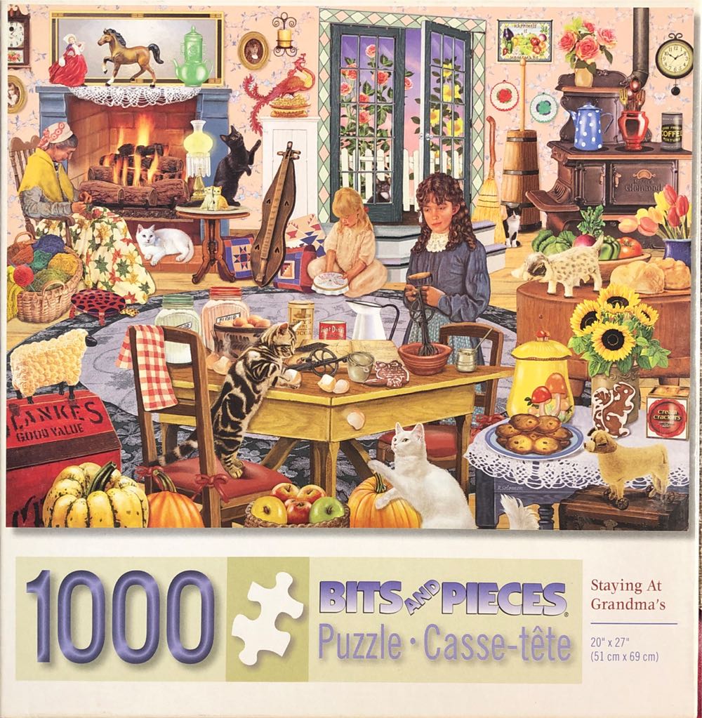 Staying At Grandmas - Bits And Pieces puzzle collectible [Barcode 704812403669] - Main Image 1