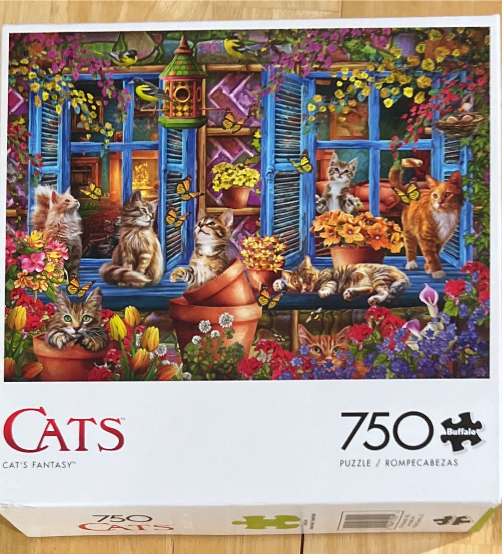 Cat’s Fantasy 🔴 - Buffalo Games puzzle collectible [Barcode 079346172924] - Main Image 4