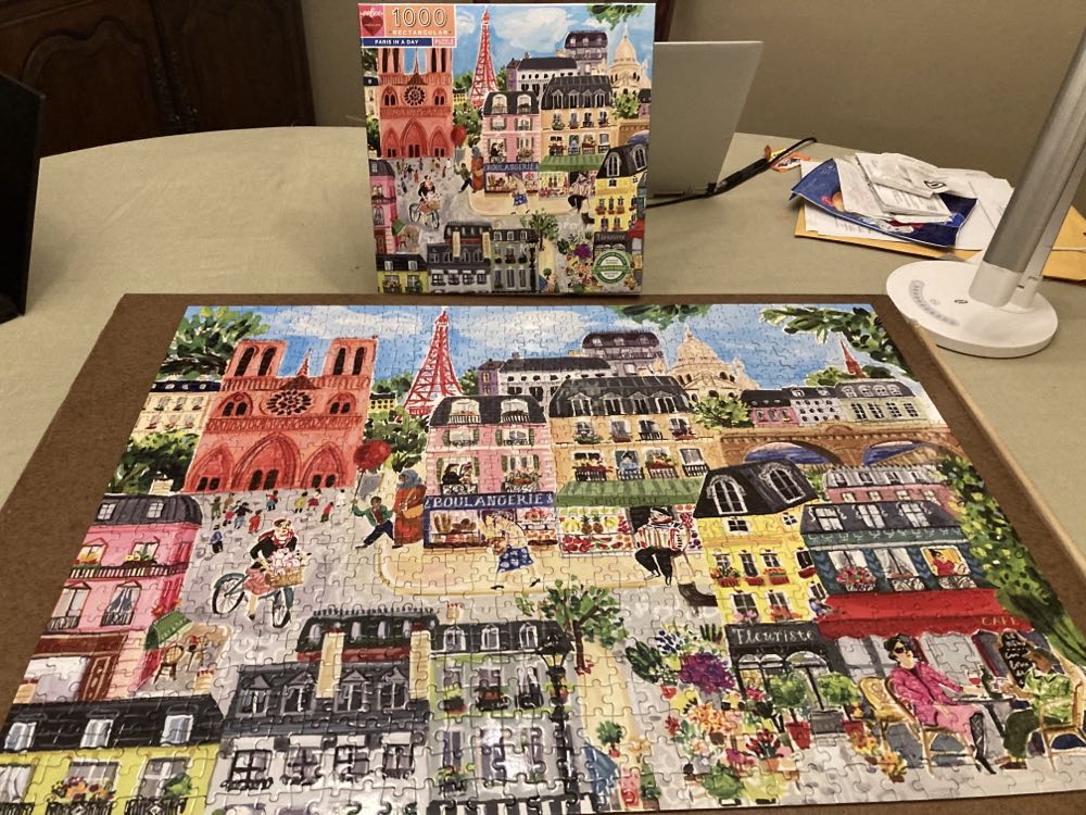 Paris In A Day - Eeboo puzzle collectible [Barcode 689196510359] - Main Image 2