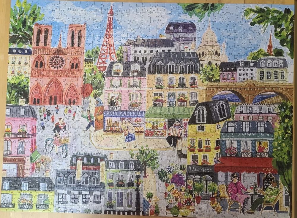 Paris In A Day - Eeboo puzzle collectible [Barcode 689196510359] - Main Image 3