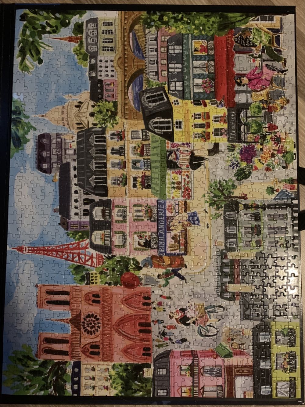 Paris In A Day - Eeboo puzzle collectible [Barcode 689196510359] - Main Image 4