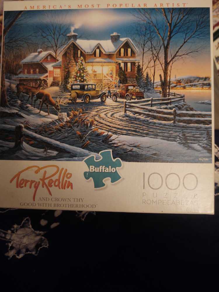 And Crown Thy Good with Brotherhood - White Mountain puzzle collectible [Barcode 079346115921] - Main Image 2