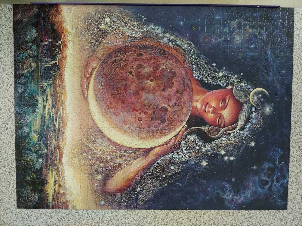 Josephine Wall: Moon Goddess - Buffalo puzzle collectible [Barcode 079346121212] - Main Image 2