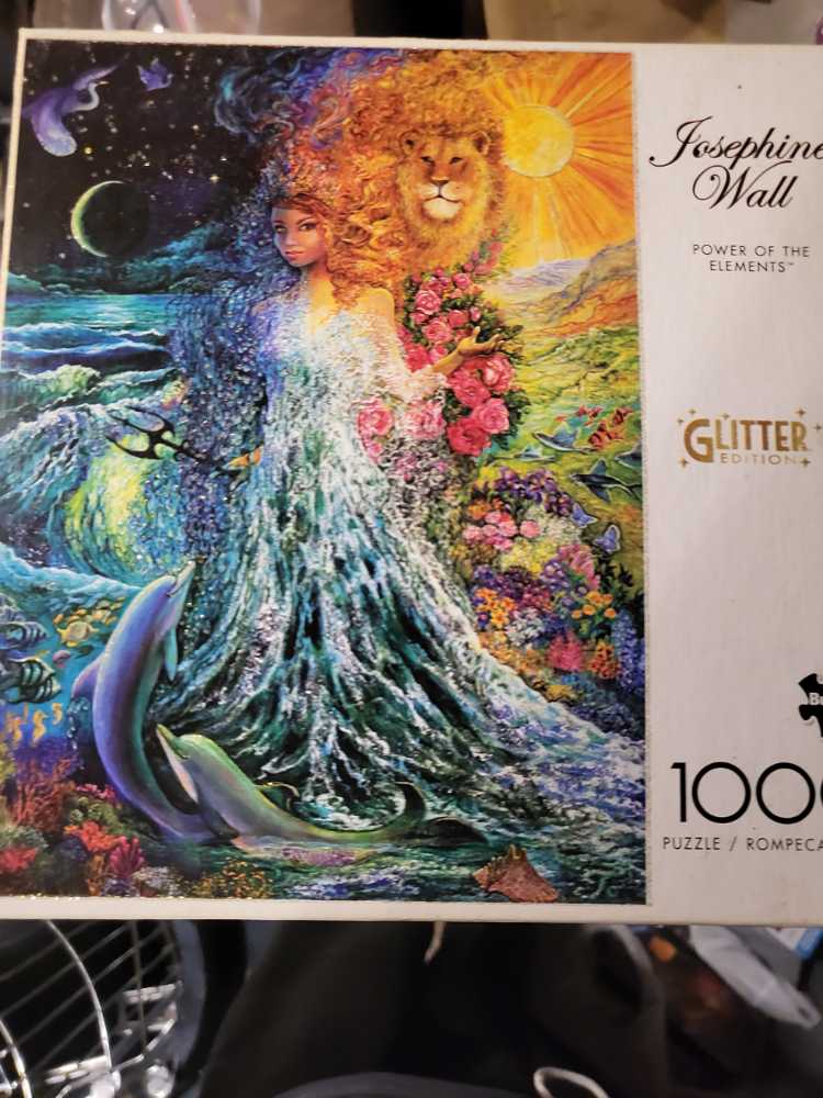 Z (SOLD) Josephine Wall-Power Of The Elements - Buffalo puzzle collectible [Barcode 079346121205] - Main Image 2