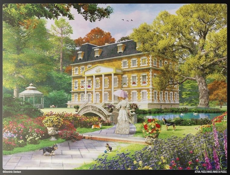 Pine Cabin And Summer Estate - Cardinal puzzle collectible [Barcode 778988336205] - Main Image 3