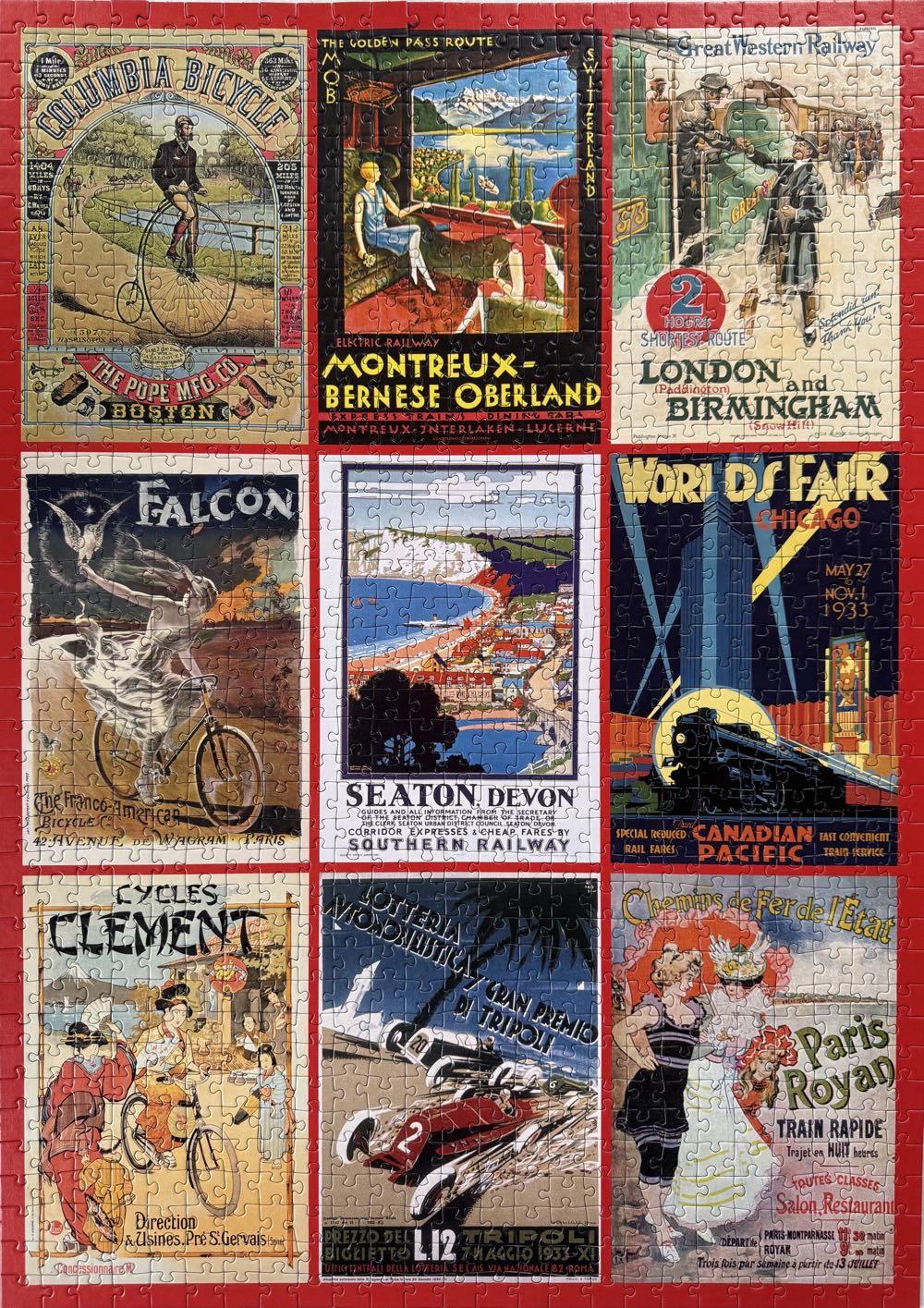 Vintage Posters Transport - Piatnik puzzle collectible [Barcode 9001890547546] - Main Image 2