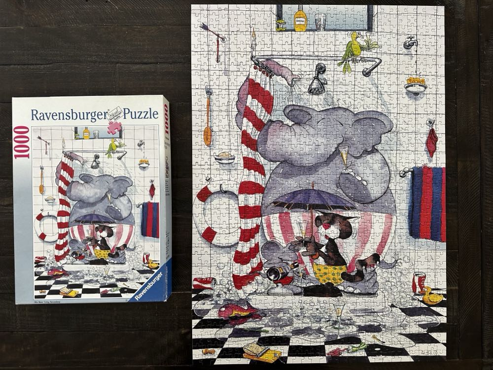 Shower Company - Ravensburger puzzle collectible [Barcode 4005556158706] - Main Image 4
