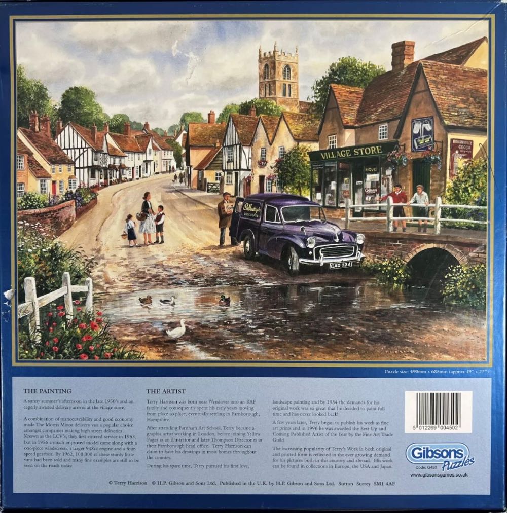 A Welcome Delivery - Gibsons puzzle collectible [Barcode 5012269004502] - Main Image 4