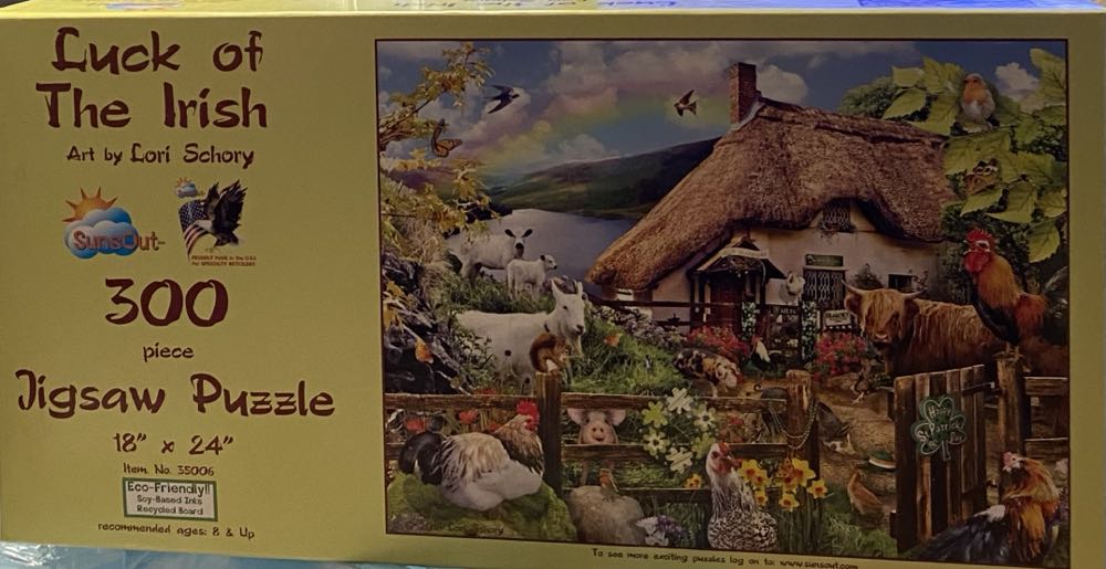 Luck Of The Irish - SunsOut puzzle collectible [Barcode 796780350069] - Main Image 3