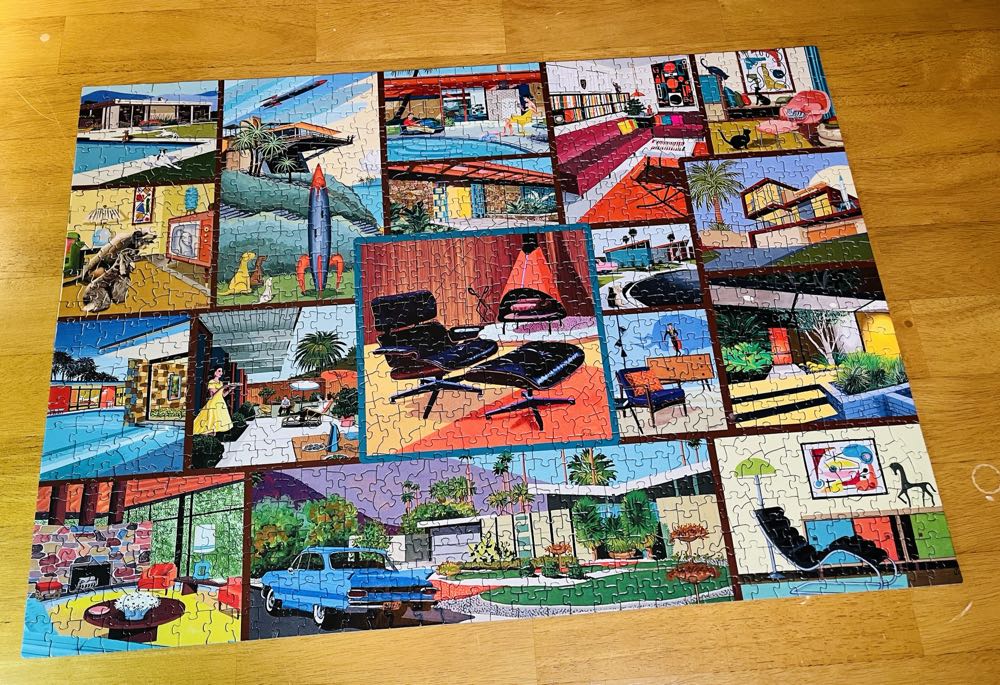 Mid Century Modern - Hennessy Puzzles puzzle collectible [Barcode 706259270019] - Main Image 3