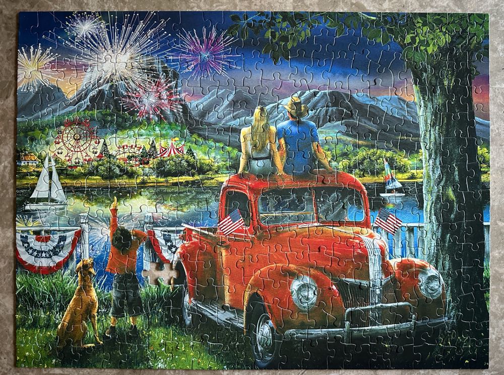 Celebration Across The River - SunsOut puzzle collectible [Barcode 796780287969] - Main Image 3