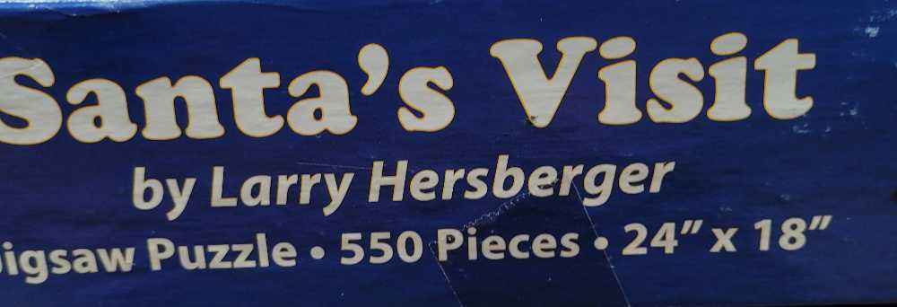 Santa’s Visit - Vermont Christmas Company puzzle collectible [Barcode 871241008960] - Main Image 2