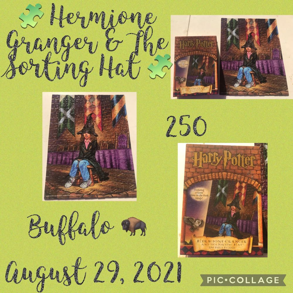 Hermione Granger & the Sorting Hat 🧙🏻‍♀️ - BePuzzled 🇦🇺 puzzle collectible [Barcode 023332313624] - Main Image 4