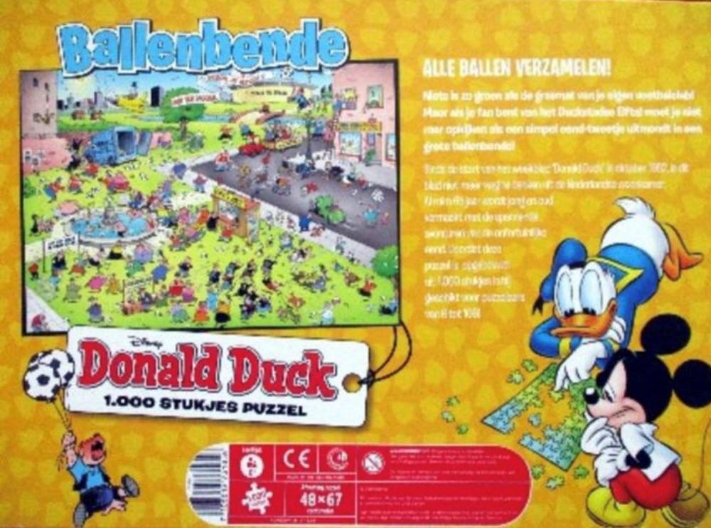 Donald Duck- Ballenbende - Donald Duck Netherlands puzzle collectible [Barcode 7108819731856] - Main Image 4
