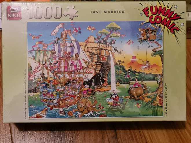 Robert Crisp Just Married  - King puzzle collectible [Barcode 8710125052243] - Main Image 2