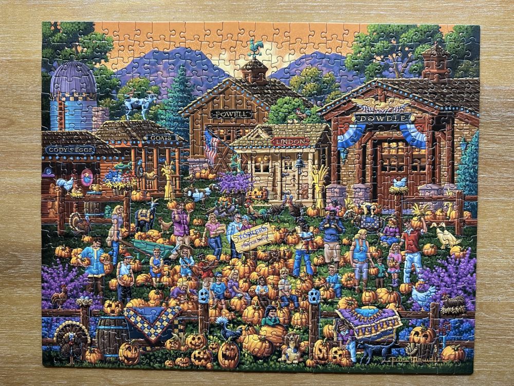 Toblers Pumpkin Patch - Dowdle puzzle collectible [Barcode 671095204132] - Main Image 2