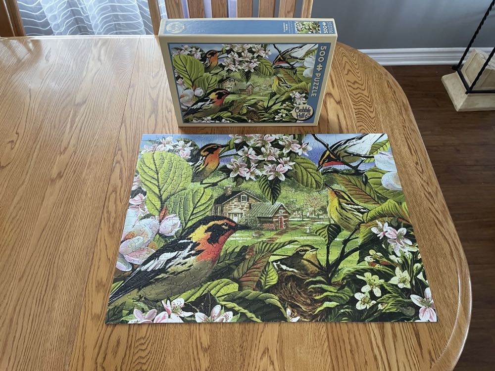 Blackburnian Warblers - Cobble Hill puzzle collectible [Barcode 625012520379] - Main Image 2