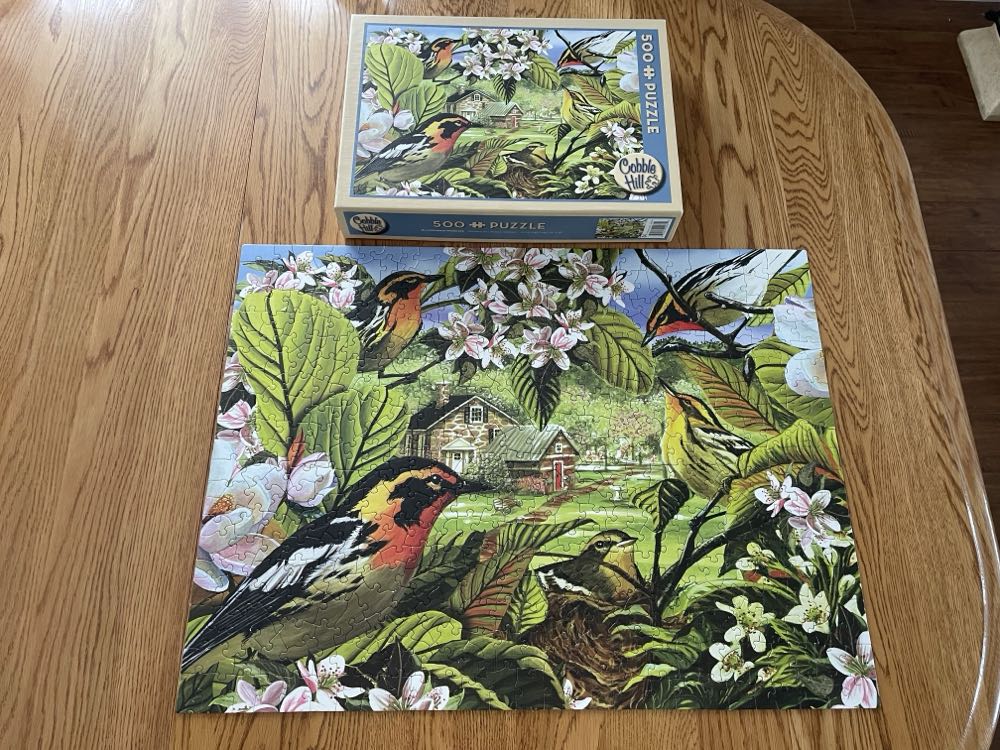 Blackburnian Warblers - Cobble Hill puzzle collectible [Barcode 625012520379] - Main Image 3