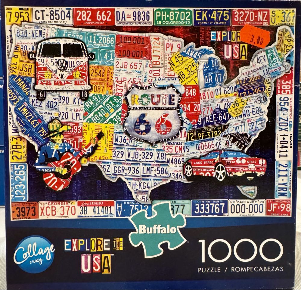Explore The USA (UV) Available - Buffalo puzzle collectible [Barcode 079346116614] - Main Image 2