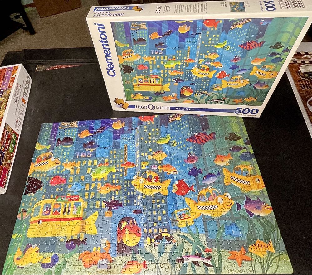Fish City - Clementoni puzzle collectible [Barcode 8005125304783] - Main Image 2