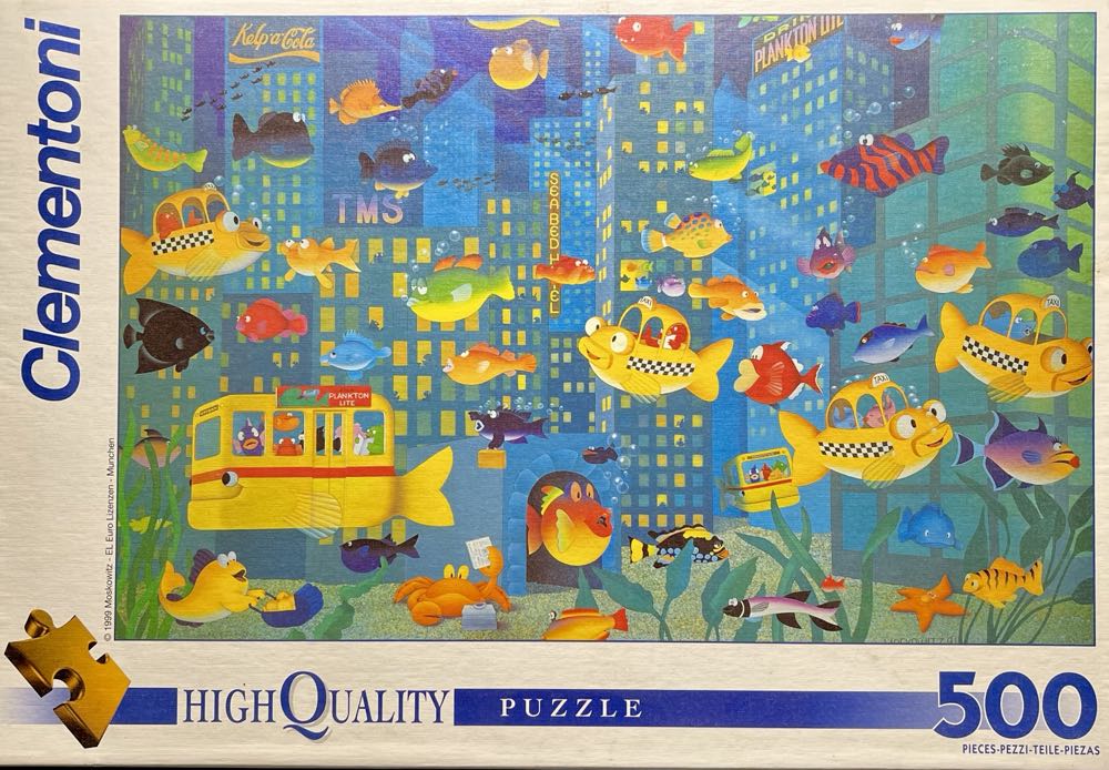 Fish City - Clementoni puzzle collectible [Barcode 8005125304783] - Main Image 3