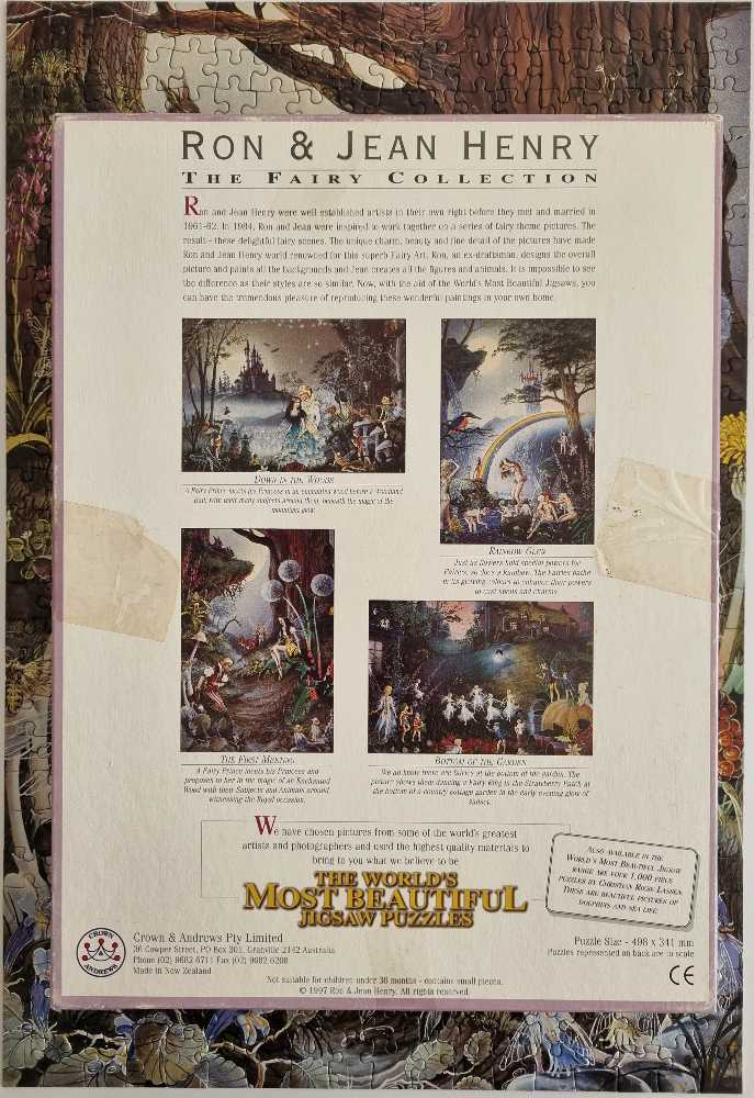 The First Meeting - The Worlds Most Beautiful Jigsaw Puzzles puzzle collectible [Barcode 9310281007515] - Main Image 3