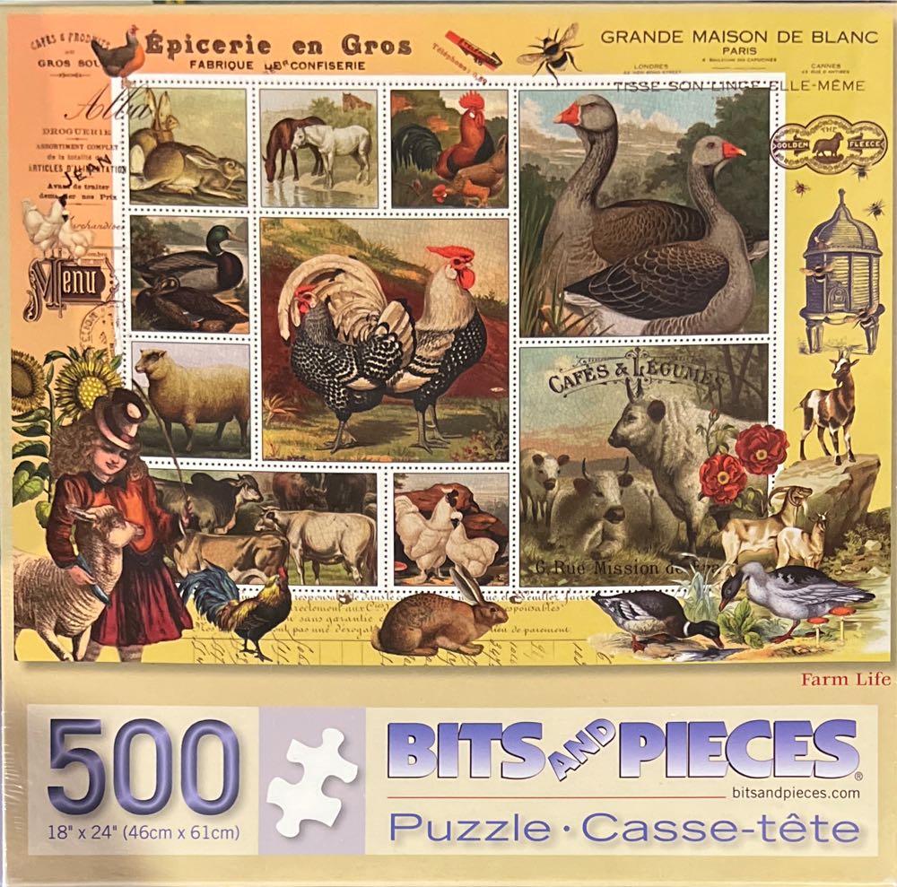 Farm Life - Bits And Pieces puzzle collectible [Barcode 704812105808] - Main Image 2