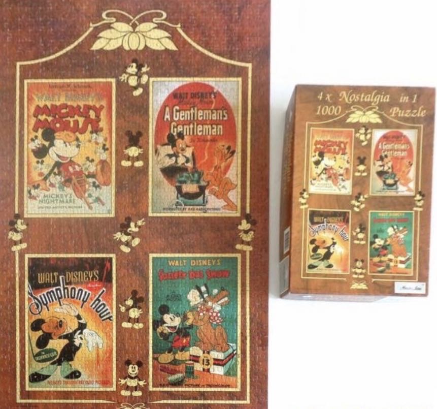 Nostalgia Mickey Mouse X 4 - Master - Line puzzle collectible [Barcode 8711597100128] - Main Image 2