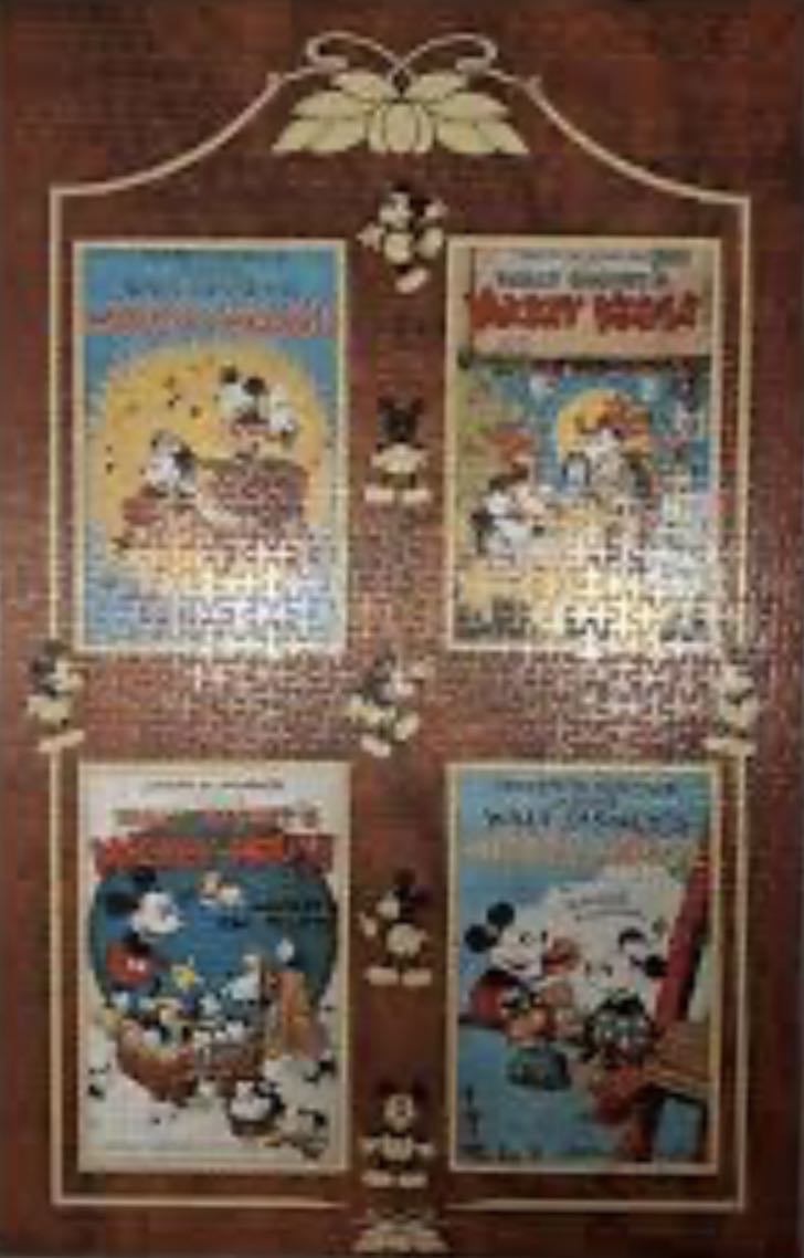 Nostalgia Mickey Mouse X 4 - Master - Line puzzle collectible [Barcode 8711597100128] - Main Image 3