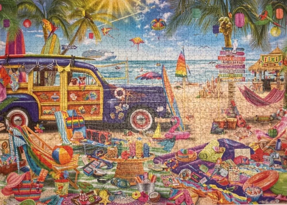 Tropical Holidays - Trefl puzzle collectible [Barcode 5900511271096] - Main Image 3