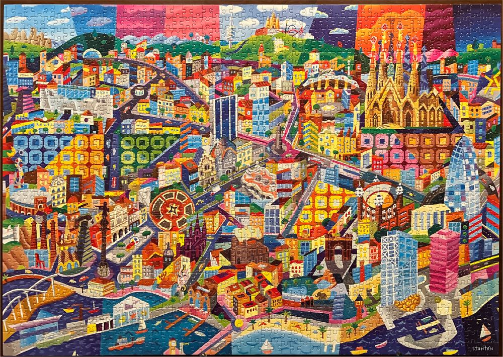 Barcelona - Educa puzzle collectible [Barcode 8412668160019] - Main Image 2