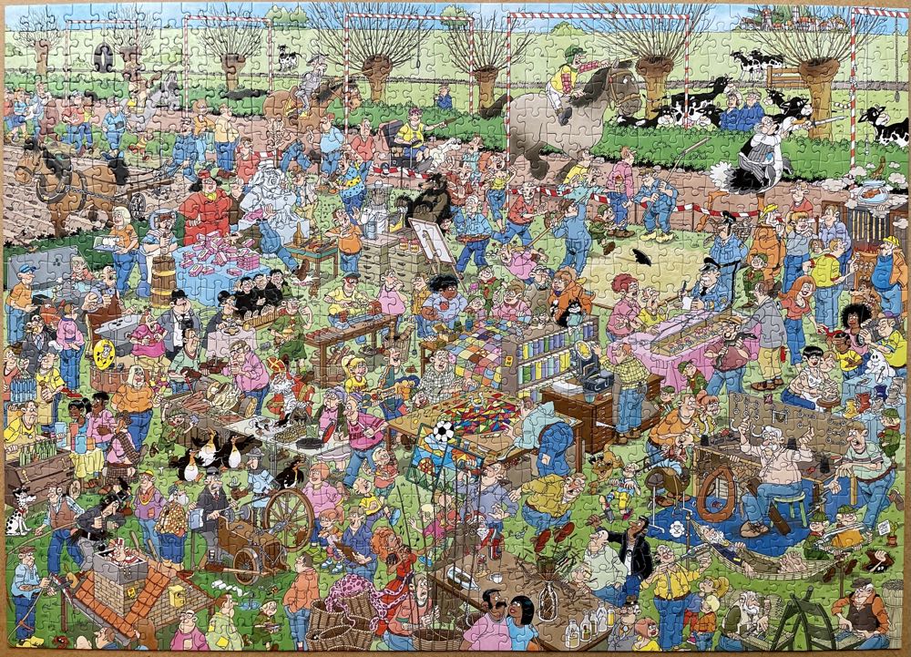 Oud Hollandse Ambachten / The Dutch Craft Market - Jumbo puzzle collectible [Barcode 8710126200469] - Main Image 3